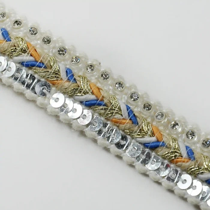 Zigzag Style Sequin Trim