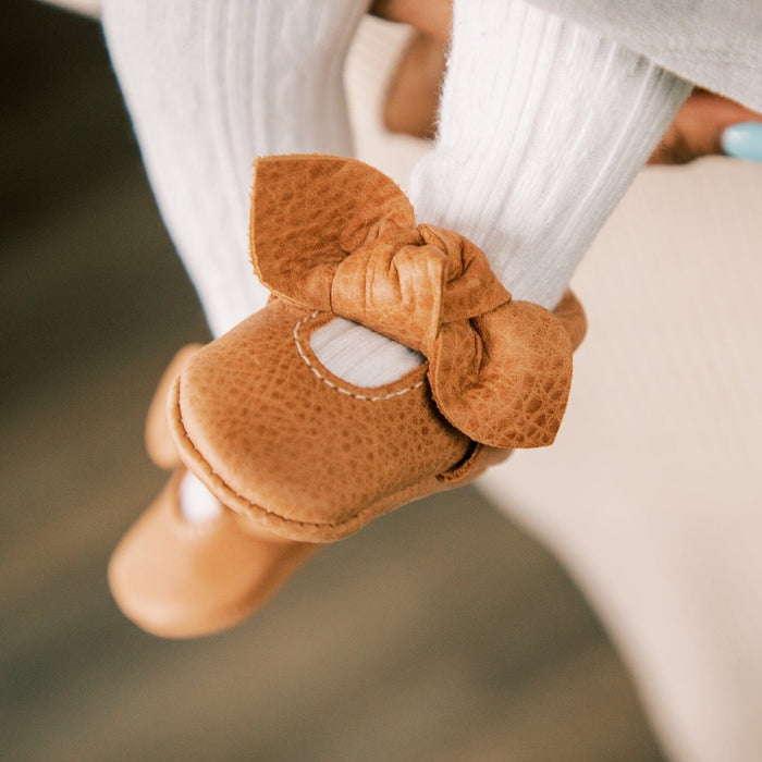Zion Knotted Bow Baby Shoe - Babies in Bloom